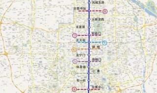 西安地铁1号线线路图